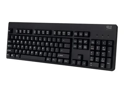 

Adesso EasyTouch 630UB Ergonomic Full-Size Wired Membrane Keyboard with Touchpad - Black