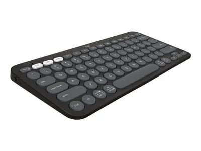 LenovoYogaTabPlusタブレット(12.7) とキーボードK380s Logitech K380S Pebble Keys 2 Wireless Keyboard-Tonal