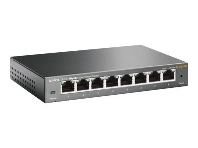 TP-Link TL-SG108E 8 Port Gigabit Easy Smart Switch, Plug & Play, Support QoS & Vlan