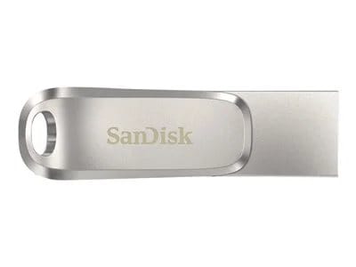 SanDisk - Ultra Dual Drive Luxe 128GB USB 3.1, USB Type-C Flash Drive - Silver - image 3