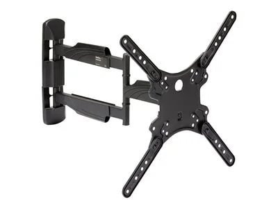 StarTech.com Full Motion TV Wall Mount - 32-55 inch (77lb/35kg) VESA Displays - Low Profile Universal Flat Screen TV Wall Mount - Heavy Duty Adjustable Tilt/Swivel Articulating Arm Bracket