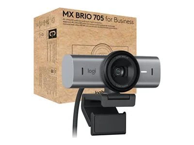 

Logitech Brio 705 4K Webcam for Business - Graphite