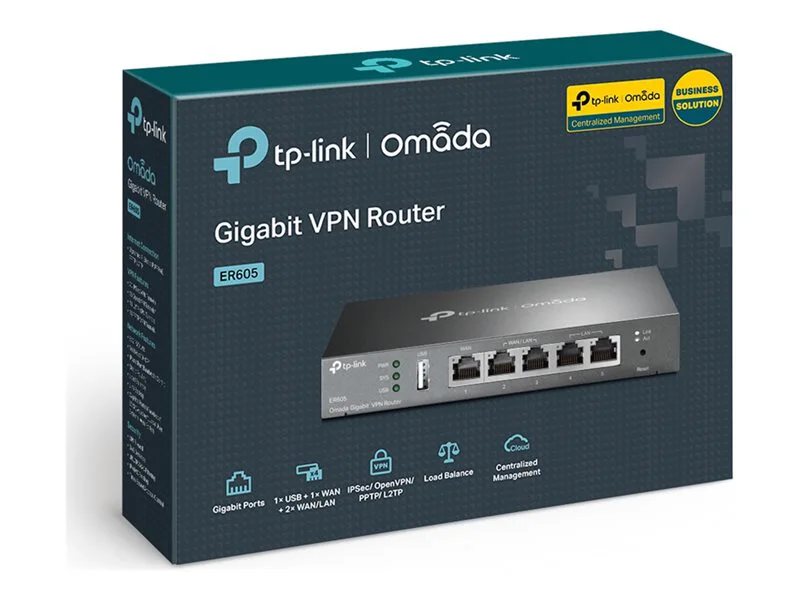 PC周辺機器 tp-link ER605 Omada Gigabit VPN Router TP-Link Omada Gigabit VPN Router | 78157065 | 78157065 | Lenovo US
