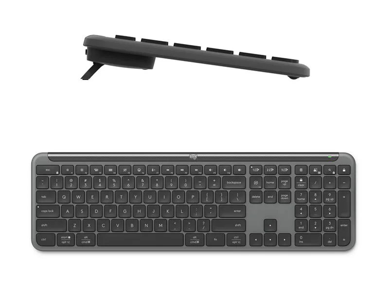 Logitech K950: Slim Keyboard - Graphite | 78804082 | Lenovo US