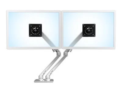 Photos - Mount/Stand Ergotron MXV Desk Dual Monitor Arm  - Two Monitor Mount 78015311 (white)
