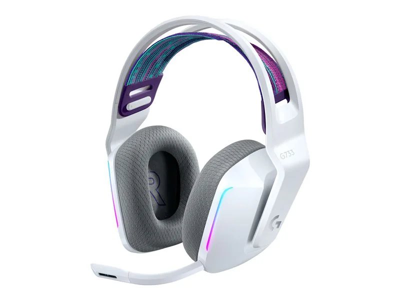 Logitech G G733 LIGHTSPEED Wireless RGB Gaming Headset - White 