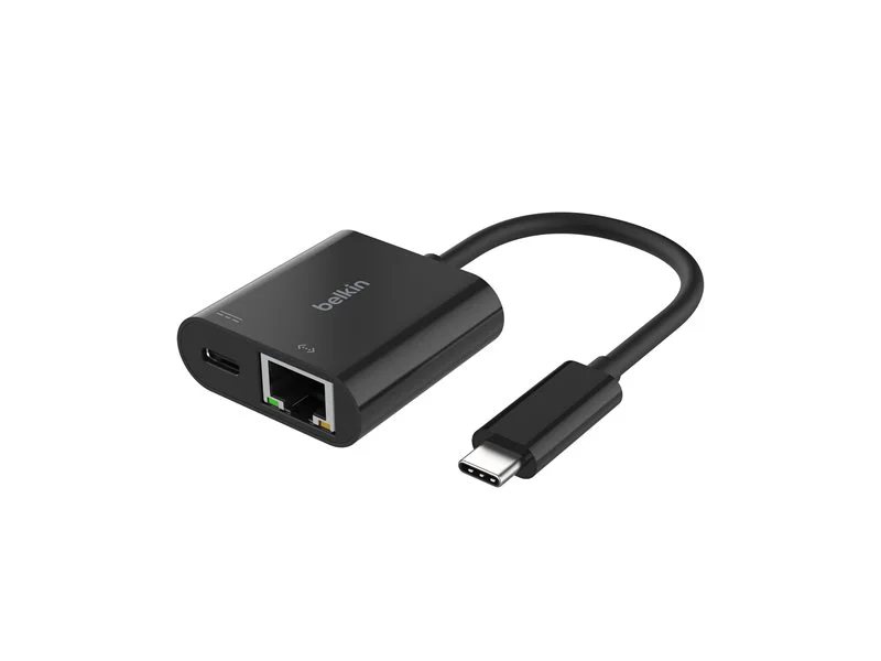 Belkin Connect USB-C to Gigabit Ethernet & 100W Charging Adapter