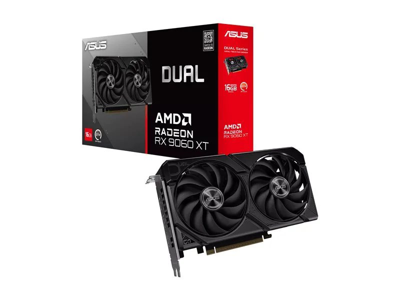 ASUS Dual RadeonTM RX 9060 XT 16GB GDDR6 Gaming Graphics Card