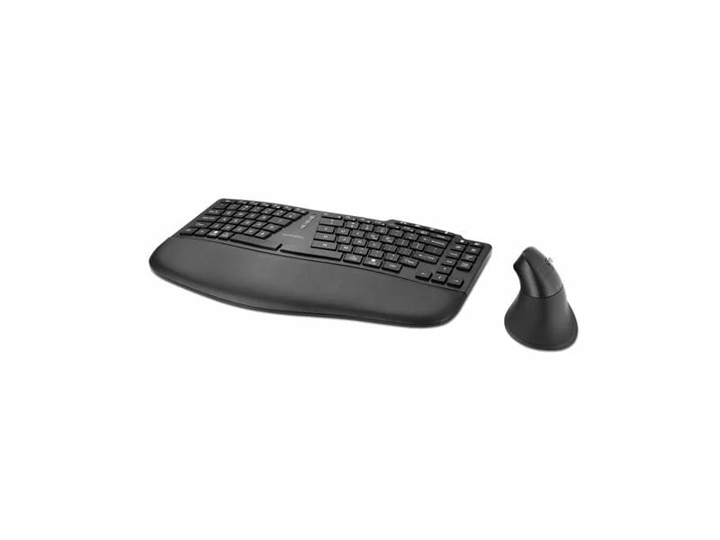 Kensington Pro Fit Ergo KM675 EQ Wireless Keyboard & Mouse Desktop
