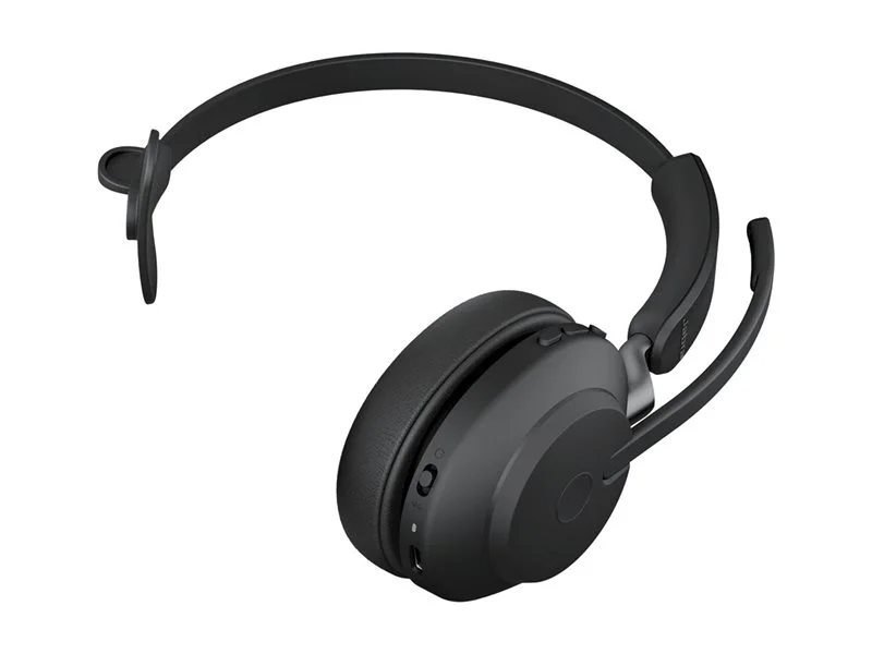 Jabra Evolve2 65 Link390a UC Mono Headset with Charging Stand