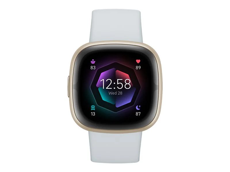 Fitbit Sense 2 Advanced Health Smartwatch - Blue Mist/Pale Gold