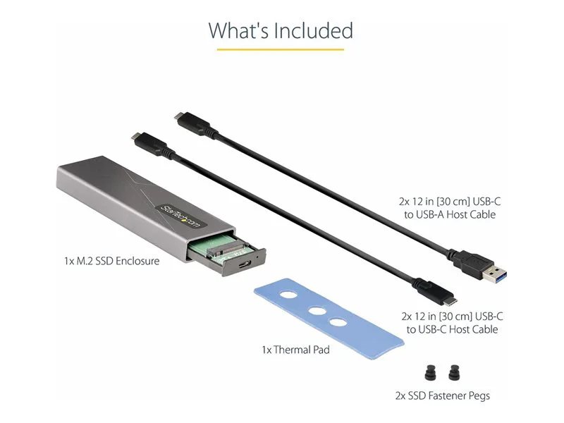 Effortless 10Gbps USB-C Enclosure for M.2 SSDs | 78789136 | Lenovo US