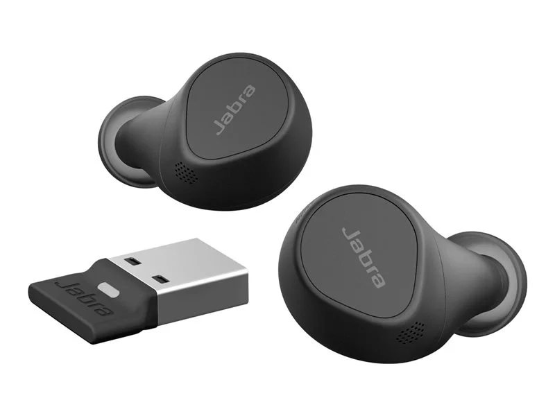 Jabra Evolve2 Buds USB-A UC True Wireless Earbuds with Wireless