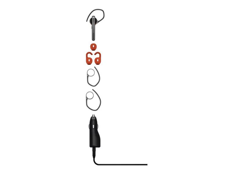 Jabra Talk 45 Mono Bluetooth Headset - Gray/Red | 78011600 | Lenovo US