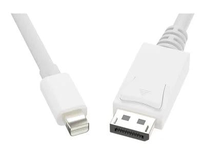 UNC Mini DisplayPort to DisplayPort Cable, 6ft - White - image 4