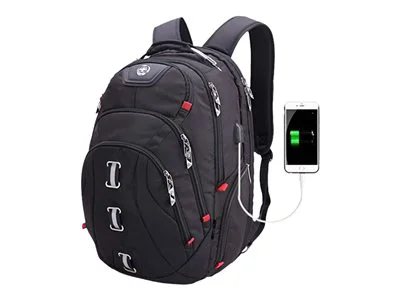 

Swissdigital Pixel Business Travel Backpack for up to 15.6" Laptops - Black