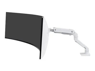 Ergotron HX Desk Monitor Arm with HD Pivot (white)