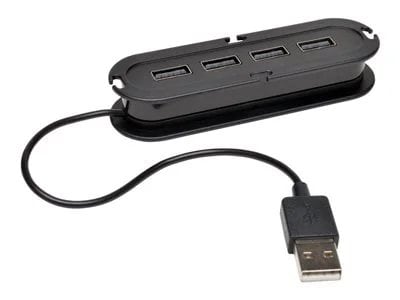 

Tripp Lite 4-Port USB 2.0 Mobile Hi-Speed Ultra-Mini Hub w/ Power Adapter - hub - 4 ports