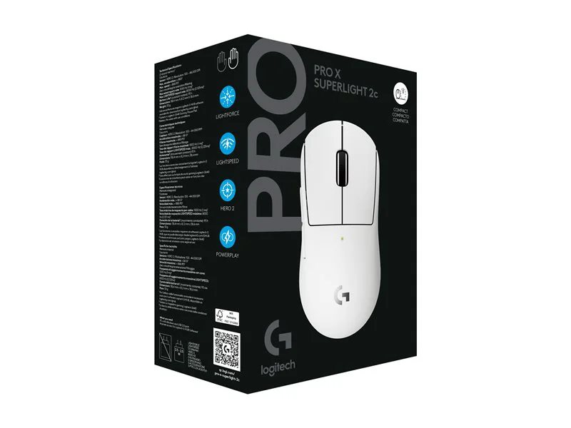 Logitech G Pro X Superlight 2 Compact Mouse - White | 78813141