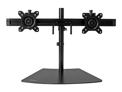 

StarTech Horizontal Dual-Monitor Stand - For up to 24 inch Monitors - Black