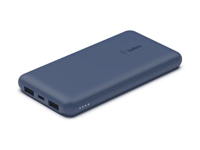 最強モバイルバッテリー belkin Power bank 10k Belkin BoostCharge 20W Power Bank 10K in Blue - BPB021FQBL | Abt