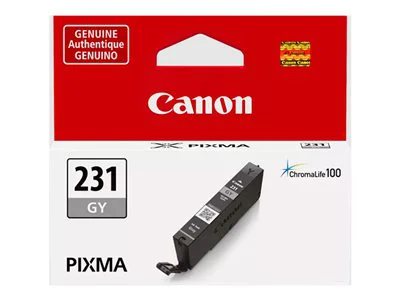 Canon Genuine Ink CLI-231 for PIXMA TS8820 Inkjet Printer - Gray