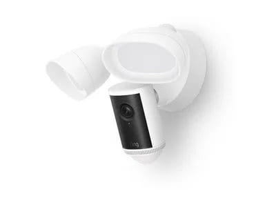 Ring Floodlight Cam Wired Pro (2nd Gen) with Plug-in Mount - White