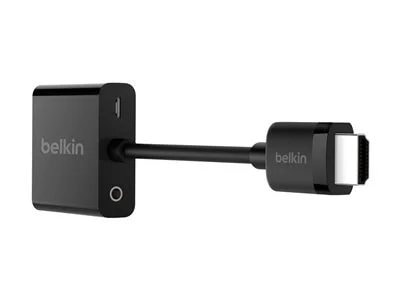 Image of Belkin HDMI to VGA Adapter with Micro-USB - Black