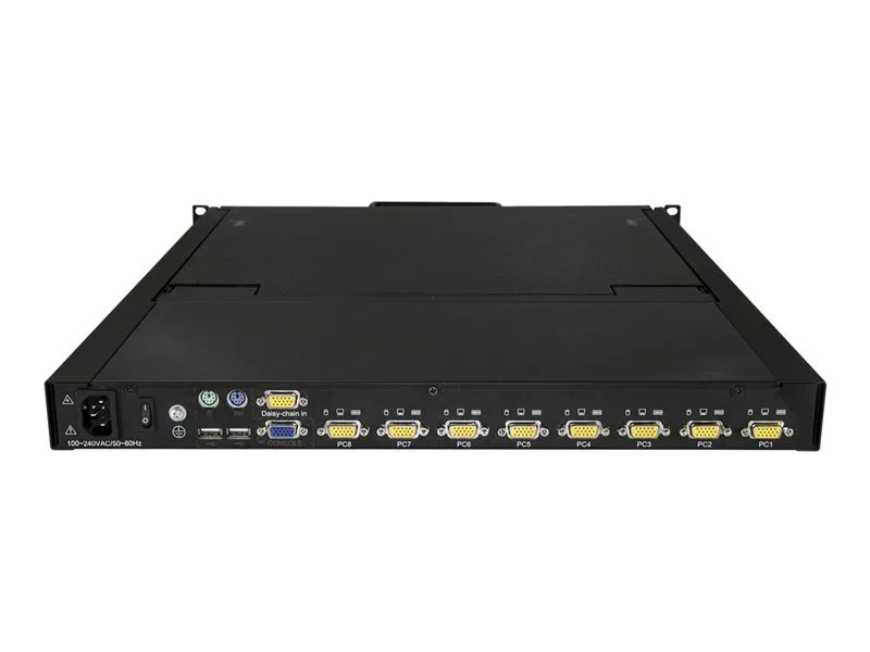 StarTech.com 8 Port Rackmount KVM Console with 6ft Cables