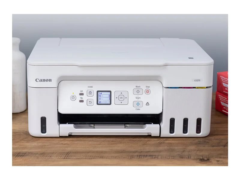 Canon PIXMA MegaTank G3270 Wireless All-In-One SuperTank Inkjet Printer - White
