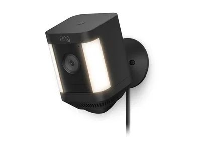 Ring - Spotlight Cam Plus Outdoor/Indoor 1080p Plug-In Surveillance Camera - Black - image 9