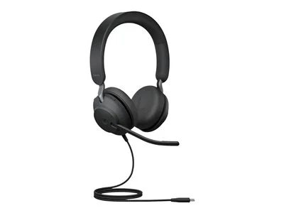 

Jabra Evolve2 40 SE USB-C, MS Stereo Wired Headset - Black