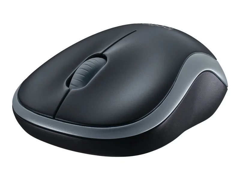 Logitech M185 Wireless Mouse with USB Mini Receiver - Swift Grey