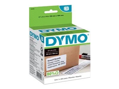 

DYMO LabelWriter Shipping Labels 2.31" x 4" in 300 Labels
