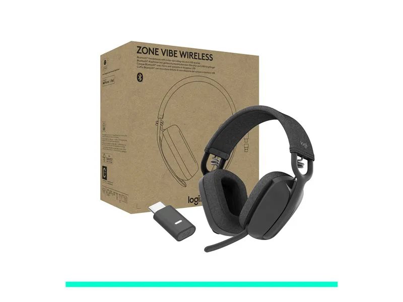Logitech Zone Vibe Wireless Headset | Perfect for Video