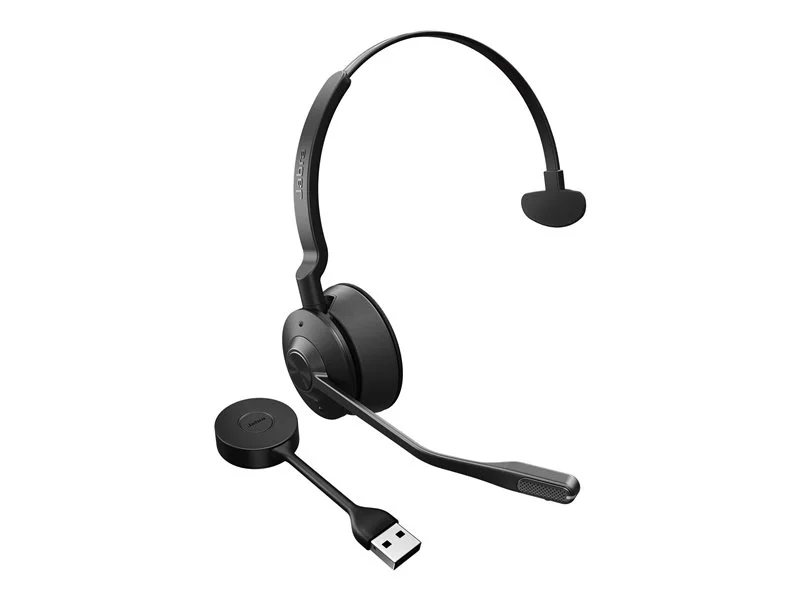 Jabra Engage 55 Mono Headset USB-A UC - Titanium Black