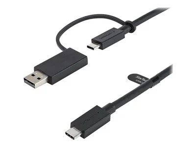 Image of StarTech USB-C to USB-C & USB-A Cable Adapter