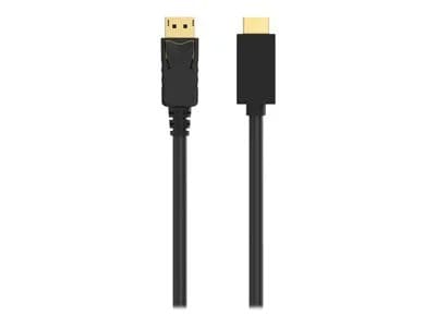 Belkin 6ft DisplayPort to HDMI Cable, M/M, 4k - adapter cable - DisplayPort / HDMI - 6 ft - image 2
