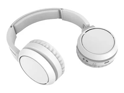 

Philips H4205 On-Ear Wireless Headphones with 32mm drivers and BASS boost on-demand - White