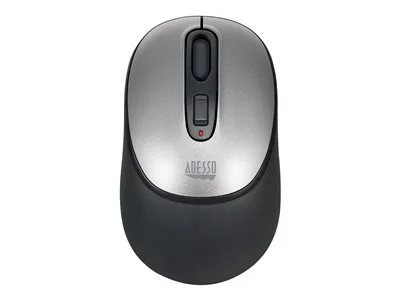 

Adesso iMouse A10 Antimicrobial Wireless Mouse - Black/Gray