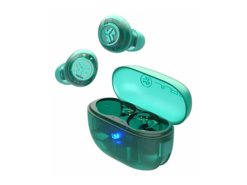 JLab Go Pop ANC True Wireless Earbuds - Translucent Teal