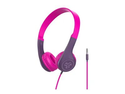 JLab JBuddies Pop Wired Kids Headphones - Pink