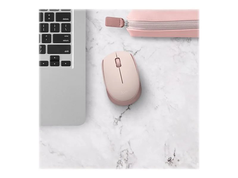 Logitech M170 Wireless Compact Optical Ambidextrous Mouse - Rose