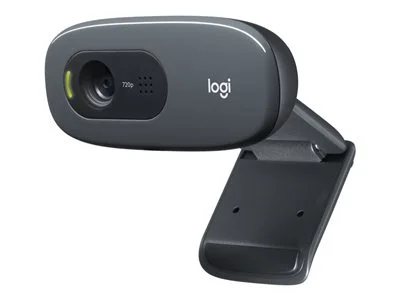 Logitech C270 Wired HD Webcam - Black