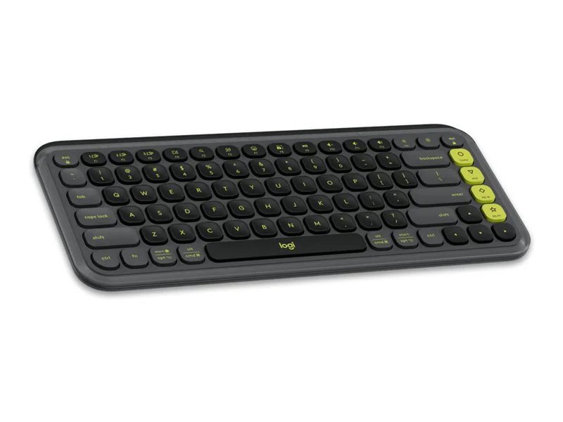 Logitech POP Icon Keys Bluetooth Keyboard - Graphite & Green