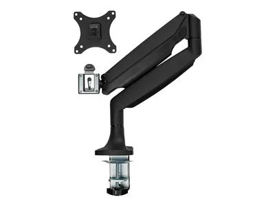 StarTech.com Desk Mount Heavy Duty Ergonomic VESA Monitor Arm for Single 32" (19.8lb/9kg) Display - Black