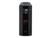 APC Back-UPS 1350, Compact Tower, 1350VA, 120V, AVR, LCD, 10 NEMA outlets (5 surge)