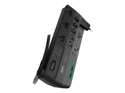 

APC Performance SurgeArrest 11 Outlets with 2 USB charging ports (5V, 2.4A in total), 120V