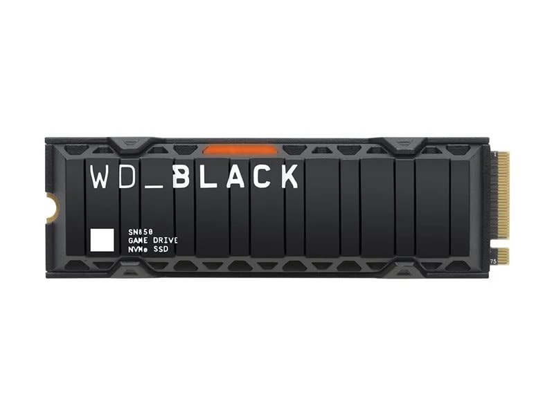 WD_BLACK SN850 ヒートシンク搭載 M.2 NVMe 500GB WD Black 500GB SN850 NVMe SSD, with heatsink | 78091077