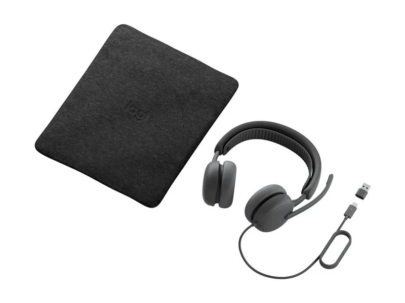 Logitech Zone Wired 2 Noise-Canceling Headset, UC - Graphite